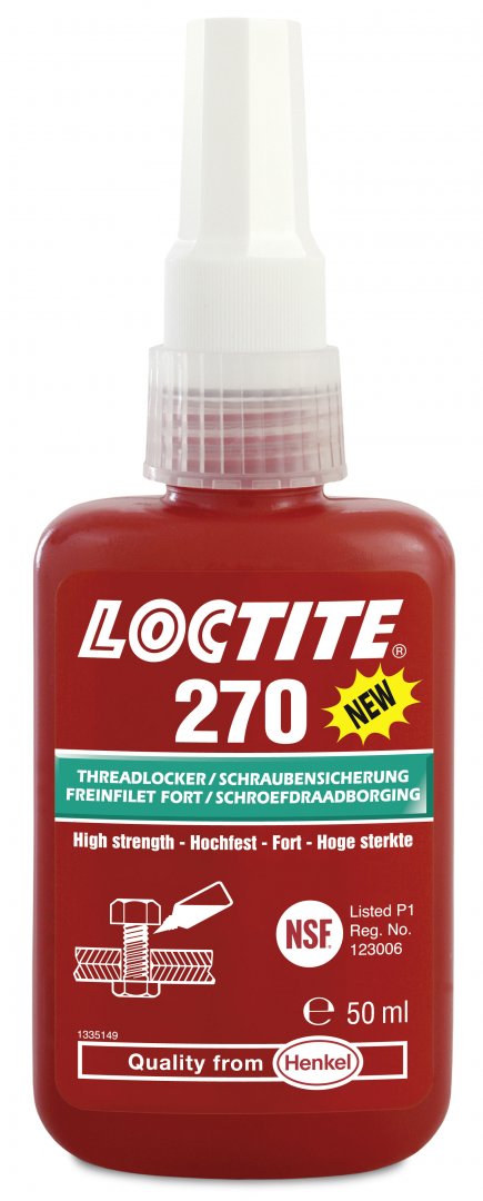 Loctite 270 frena filetti alta resistenza 50/250ml bloccante