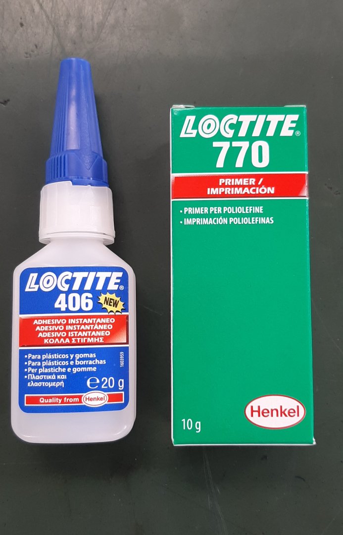 Kit Loctite 406 + primer 770 plastiche difficili